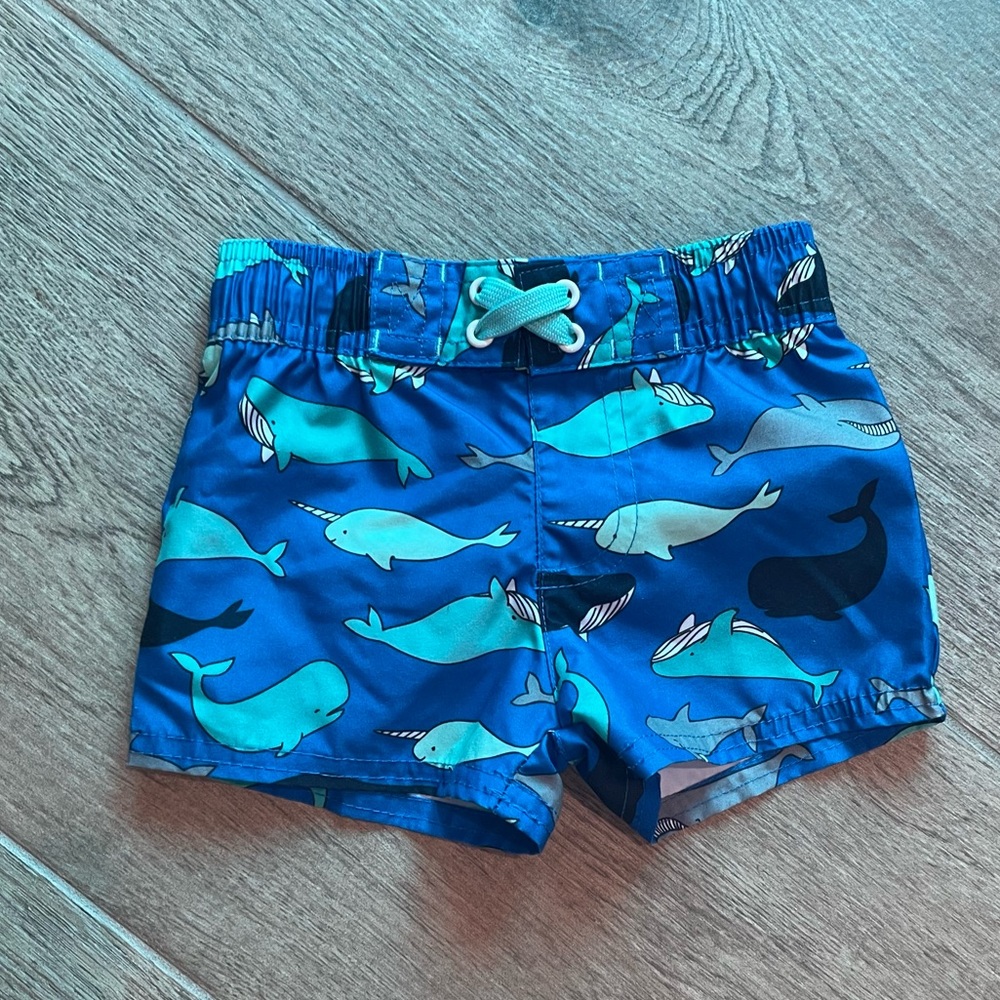 Carter’s 6-9M Boy’s Swim Shorts Trunks Board Shorts EUC